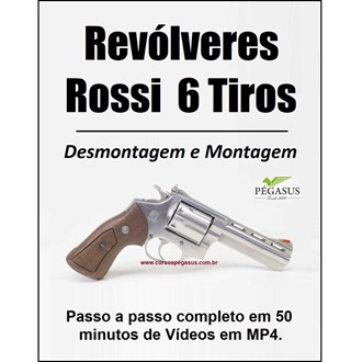 Manual de desmontagem e montagem de Revólveres Rossi 6 Tiros em calibre 38 Special