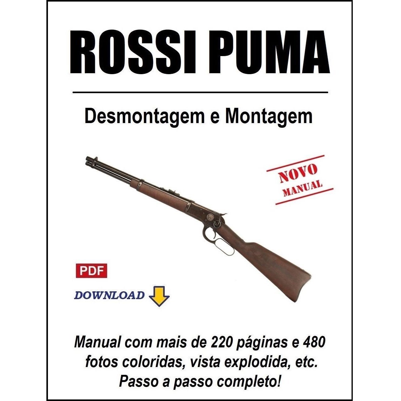 Manual de Desmontagem e Montagem da Carabina Rossi PUMA