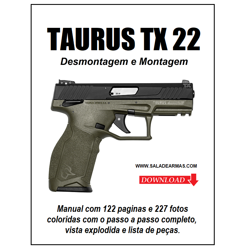 Taurus TX 22 - Manual de Desmontagem e Montagem