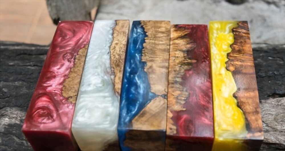 Curso de Cutelaria 10 – Fazendo Blocos Híbridos de Madeira e Resina para Empunhaduras