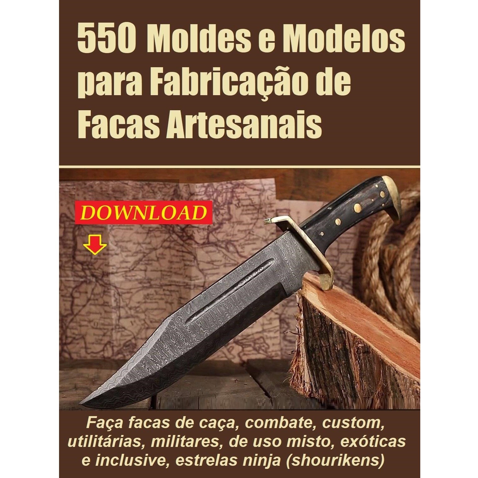 550 Moldes para Cutelaria - Via DOWNLOAD