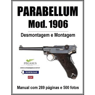 Manual de Desmontagem e Montagem da Pistola Luger Parabellum Mod. 1906